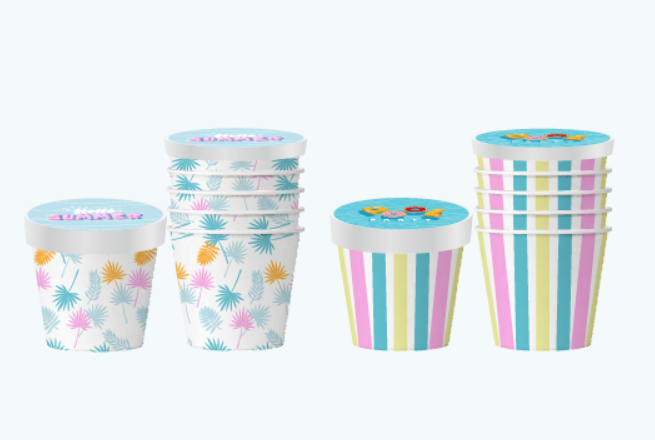 Summer Party Ice Cream Paper Cup SP011